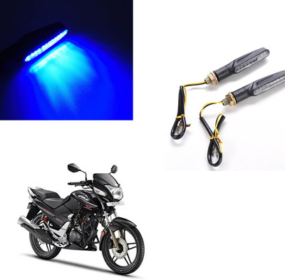 Vagary Front, Rear LED Indicator Light for Hero CBZ Xtreme(Blue)
