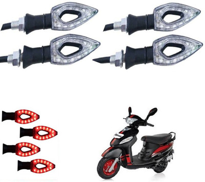 REPLEY Front, Rear LED Indicator Light for Mahindra Rodeo(Red)