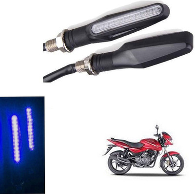 REPLEY Front, Rear LED Indicator Light for Bajaj Pulsar 180 DTS-i(Blue)