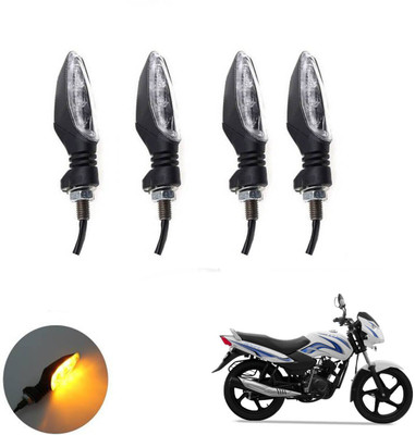 REPLEY Front, Rear LED Indicator Light for TVS Star Sport(Yellow)