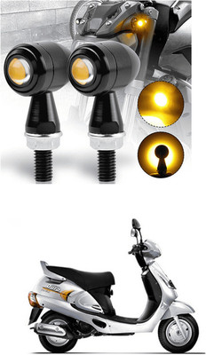 LOVMOTO Front, Rear LED Indicator Light for Mahindra Duro DZ(Yellow)