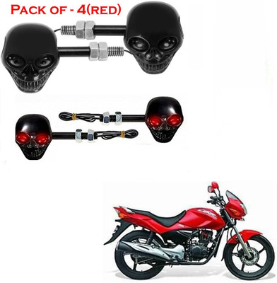 BR TrendZ Side LED Indicator Light for Hero Universal For Bike(Red)