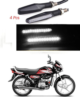 BRPEARl Front, Rear LED Indicator Light for Hero HF(White)