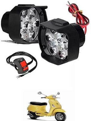 E-Shoppe Front, Rear, Side LED Indicator Light for Piaggio Vespa LX(White)