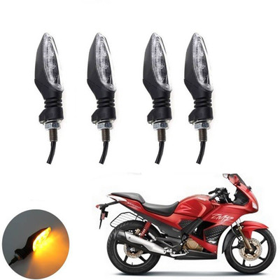 REPLEY Front, Rear LED Indicator Light for Hero Karizma ZMR(Yellow)