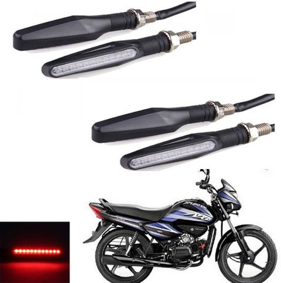 REPLEY Front, Rear LED Indicator Light for Hero Splendor NXG(Red)