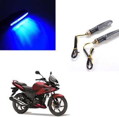 Vagary Front, Rear LED Indicator Light for Honda CBF 125(Blue)