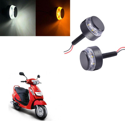 Vagary Front LED Indicator Light for Mahindra Duro(White, Amber)