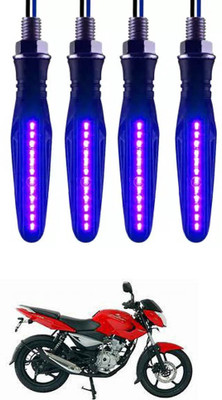 E-Shoppe Front, Rear, Side LED Indicator Light for Universal For Bike Pulsar 135 LS DTS-i(Blue)