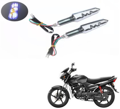 REPLEY Front, Rear LED Indicator Light for Hero Achiever(Blue, Orange)