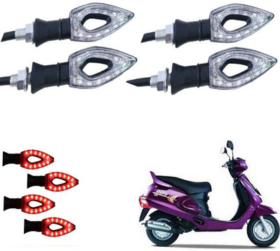 REPLEY Front, Rear LED Indicator Light for Mahindra Duro DZ(Red)