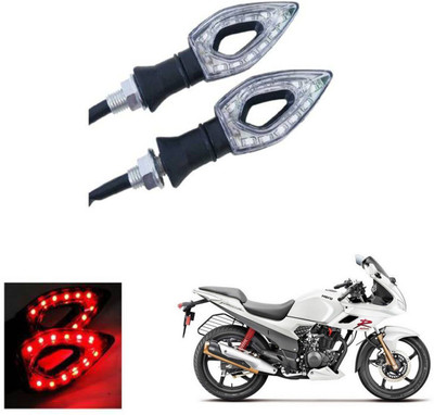 REPLEY Front, Rear LED Indicator Light for Hero Karizma(Red)