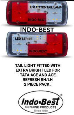 INDO-BEST INDO BEST-ACE Tail Light Car LED for Tata (12 V, 21 W)(Ace, Pack of 2)