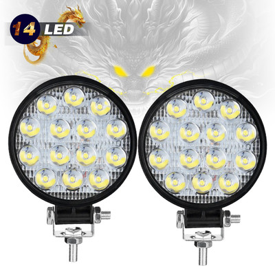 automunk vehicle light bulb 14 led fog light Headlight, Fog Lamp Car, Motorbike LED (12 V, 40 W)(Universal For Bike)