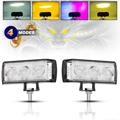 automunk AM1 LENS LED FOG LIGHT Brake Light Car, Motorbike, Truck, Van LED (12 V, 42 W)(Universal For Bike, Universal For Car, Pack of 1)