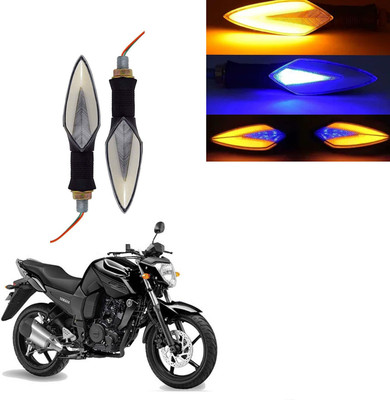 Vagary Front, Rear LED Indicator Light for Yamaha FZ16(Blue, Yellow)