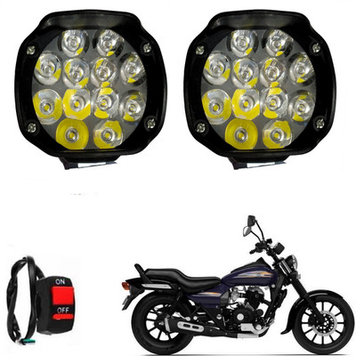 REPLEY L12+BTN+2-022 Headlight Car, Motorbike LED for Bajaj (12 V, 35 W)(Avenger Street 150, Pack of 2)