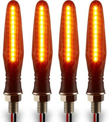 aksmit Side LED Indicator Light for Universal For Bike Universal For Bike(Yellow)