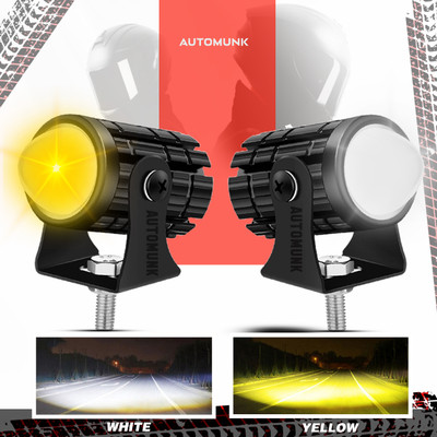 automunk fog light for motorcycle Fog Lamp Motorbike LED (12 V, 20 W)(Universal For Bike)