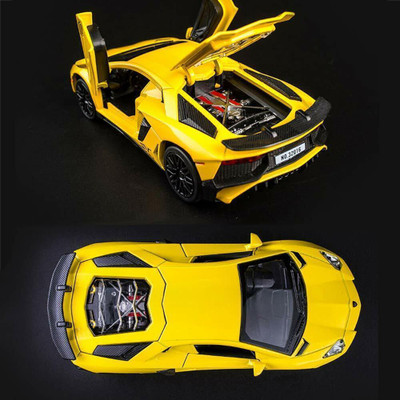 Galactic 1:32 Die Cast 4 Wheel Drive Metal Car Pull Back with operable Doors/ Engine Cover/ Tail with Front and Rear Light & Music Great Gift for Kids LP 750 Pack of 1( Multicolor)(Yellow, Pack of: 1) Galactic 1:32 Die Cast 4 Wheel Drive Metal Car Pull Back with operable Doors/ Engine Cover/ Tail with Front and Rear Light & Music Great Gift for Kids LP 750 Pack of 1( Multicolor)(Yellow, Pack of: 1)