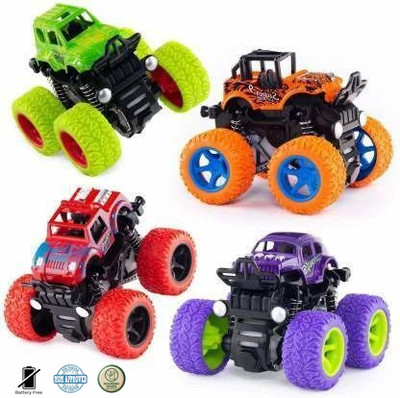 Goodtime Monster Truck With Big Tires pack of 1(Multicolor)