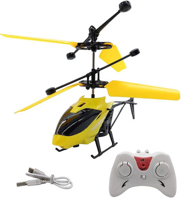 Morya Exceed Remote Control Helicopter with LED Lights, Chargeable(Yellow)