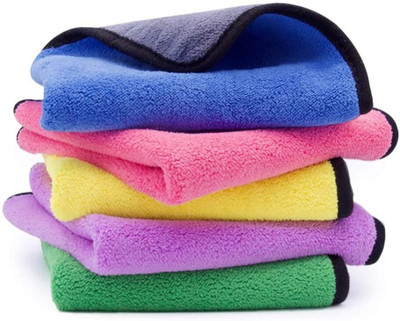 Yeahmom Microfiber Vehicle Washing  Cloth(Pack Of 4)
