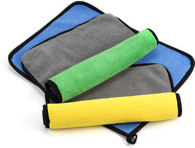 DN BROTHERS Microfiber Vehicle Washing  Cloth(Pack Of 3, 500 GSM)