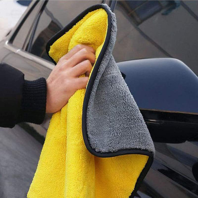 MAITRI ENTERPRISE Microfiber Vehicle Washing  Cloth(Pack Of 3, 500 GSM)