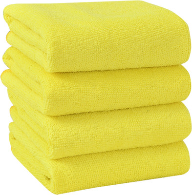 MEGAKLEEN Microfiber Vehicle Washing  Cloth(Pack Of 4)