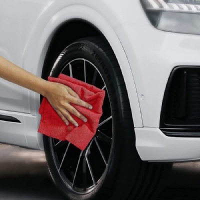 SHA Microfiber Vehicle Washing  Cloth(Pack Of 1, 350 GSM)