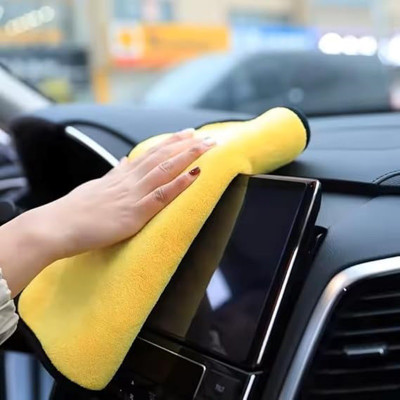 Shreeshayam Microfiber Vehicle Washing  Cloth(Pack Of 1, 800 GSM)