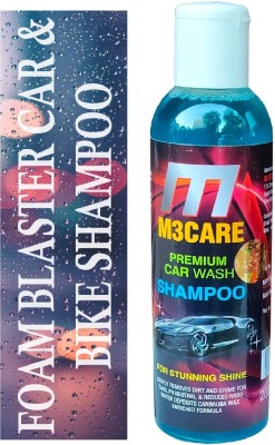 M3CARE Ultra Wax Vehicle liquid Shampoo Car Washing Liquid(200 ml)