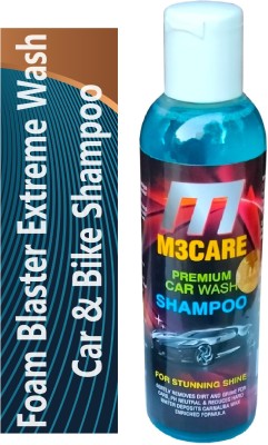 M3CARE Car cleaning liquid Shampoo Car Washing Liquid(200 ml)