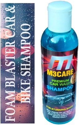 M3CARE Car Wash liquid Shampoo Car Washing Liquid(200 ml)