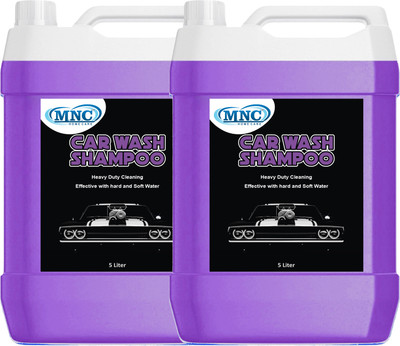 M&C High Foam Car Shampoo Car Washing Liquid(5L+5L) Car Washing Liquid(10000 ml)