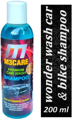 M3CARE Car wash shampoo Car Washing Liquid(200 ml)