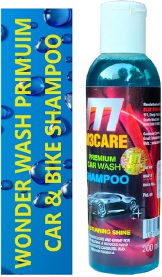 M3CARE Premium vehicla Washing liquid Shampoo Car Washing Liquid(200 ml)