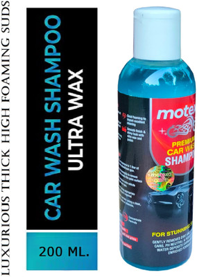MOTEXO Premium vehicle Washing liquid Shampoo Car Washing Liquid(200 ml)