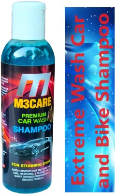 M3CARE Wonder cleaning car shampoo Car Washing Liquid(200 ml)