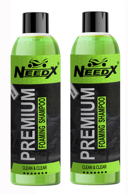 NEEDX CAR AND BIKE FOAMING SHAMPOO 200ML + 200ML Car Washing Liquid(400 ml)