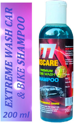M3CARE Premium vehicla Washing liquid Shampoo Car Washing Liquid(200 ml)