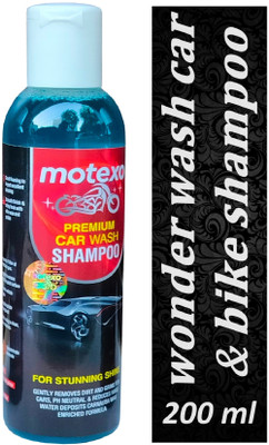 MOTEXO Wonder clean car shampoo Car Washing Liquid(200 ml)