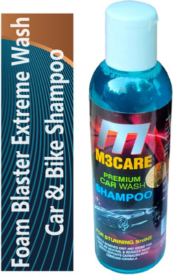 M3CARE Car Washing liquid Shampoo Car Washing Liquid(200 ml)
