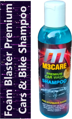 M3CARE Car cleaning liquid Shampoo Car Washing Liquid(200 ml)