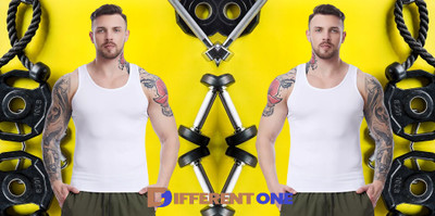D1 DIFFERENT ONE Men Reversible Vest