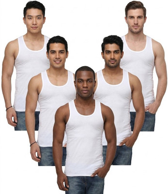 UTHAYAM Cotton Fabric Undershirt(Pack of 6)