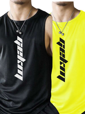 Elite Elegance Apparel Typography Men Scoop Neck Black T-Shirt