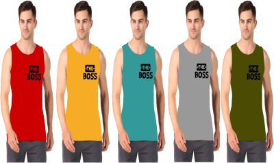 Poly Cotton Fabric Gym Vest