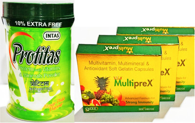 Multiprex Multivitamin multimineral antioxidant 3 strip strong bones stamina(2 x 15 Capsules)